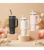 Sipnjoy Tumbler Termos Pipetli Suluk (1200 ml) // Siyah