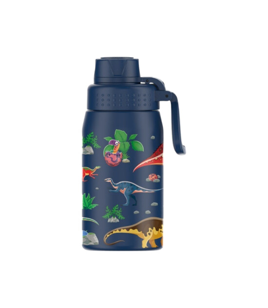 Sipnjoy WideWonder Çocuk Su Termosu (420 ml) // Dino Roar