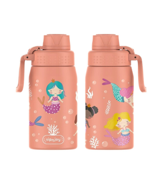 Sipnjoy WideWonder Çocuk Su Termosu (420 ml)  // Mermaid Dream