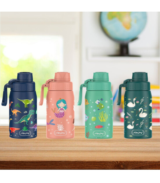 Sipnjoy WideWonder Çocuk Su Termosu (420 ml)  // Mermaid Dream