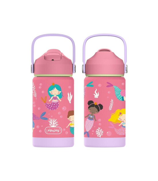 Sipnjoy FlipSip Çocuk Su Termosu (360 ml) // Mermaid Dream