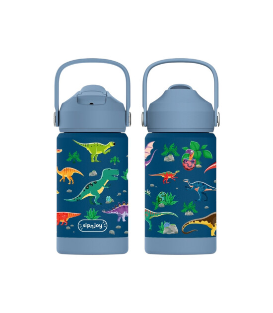Sipnjoy FlipSip Çocuk Su Termosu (360 ml) // Dino Roar