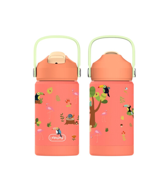 Sipnjoy FlipSip &Ccedil;ocuk Su Termosu (360 ml) // Jungle Jam