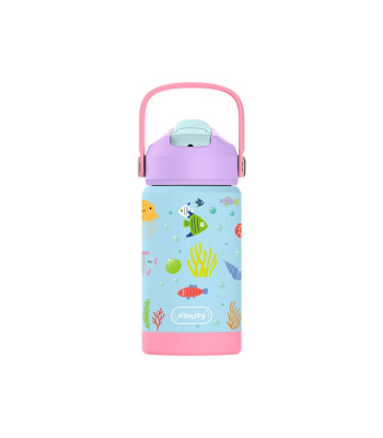Sipnjoy FlipSip Çocuk Su Termosu (360 ml) // Ocean Whispers