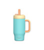 Sipnjoy HandleHug Tumbler Termos Pipetli Suluk (550 ml) // Turkuaz