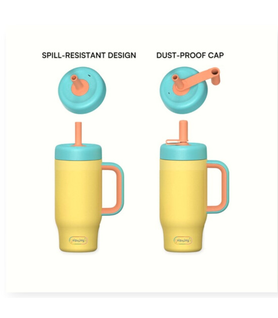 Sipnjoy HandleHug Tumbler Termos Pipetli Suluk (550 ml) // Lacivert