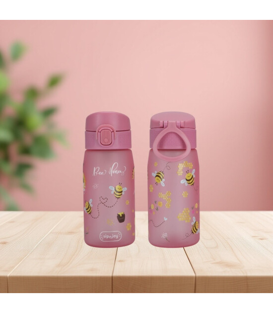 Sipnjoy SimpleSip Tritan Pipetli Suluk (420 ml) // Bee Honey