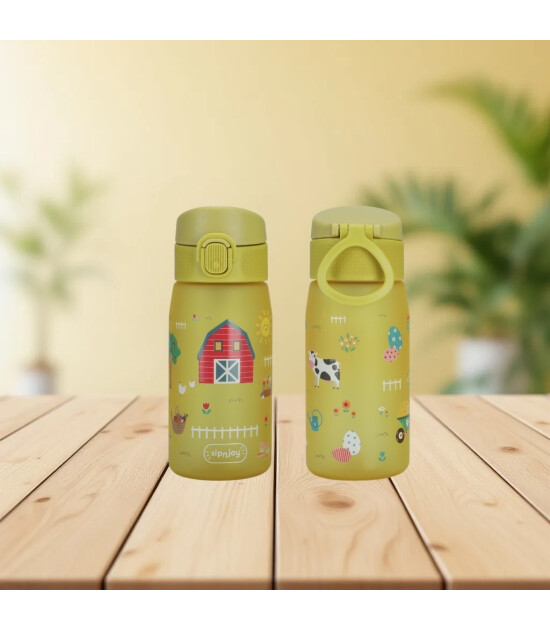 Sipnjoy SimpleSip Tritan Pipetli Suluk (420 ml) // Farmyard Fun