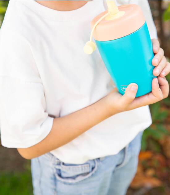 Sipnjoy StrawBuddy Tumbler Termos Pipetli Suluk (360 ml ) // Aqua