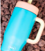 Sipnjoy HandleHug Tumbler Termos Pipetli Suluk (550 ml) // Aqua