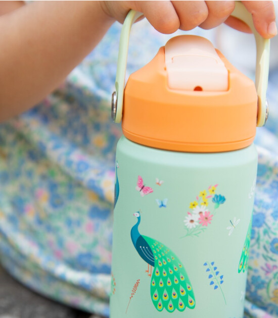Sipnjoy FlipSip &Ccedil;ocuk Su Termosu (360 ml) // Peacock Queen