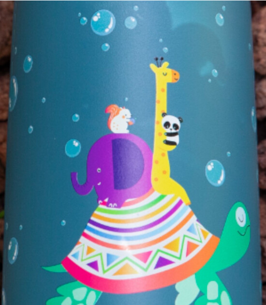 Sipnjoy SipSquad &Ccedil;ocuk Su Termosu (480 ml) // Turtle Voyage