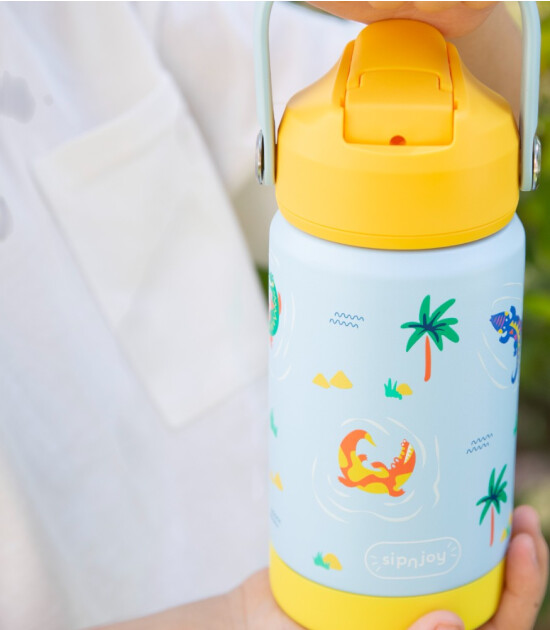 Sipnjoy FlipSip &Ccedil;ocuk Su Termosu (360 ml) // Snappy Croc