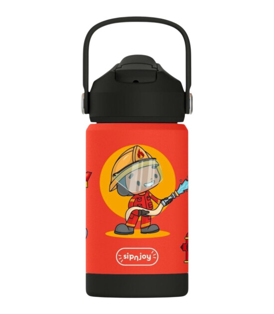 Sipnjoy FlipSip &Ccedil;ocuk Su Termosu (360 ml) // Firefighter Buddy