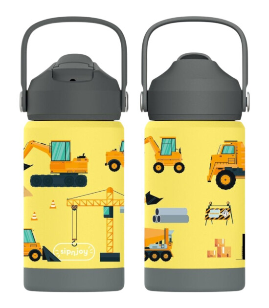 Sipnjoy FlipSip &Ccedil;ocuk Su Termosu (360 ml) // Builder Buddy