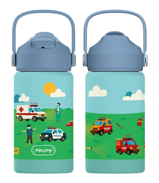 Sipnjoy FlipSip &Ccedil;ocuk Su Termosu (360 ml) // Rescue Crew