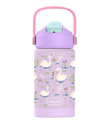 Sipnjoy FlipSip &Ccedil;ocuk Su Termosu (360 ml) // Swan Harmony