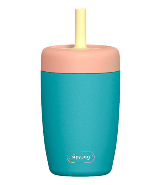 Sipnjoy StrawBuddy Tumbler Termos Pipetli Suluk (360 ml ) // Aqua