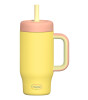 Sipnjoy HandleHug Tumbler Termos Pipetli Suluk (550 ml) // Sarı