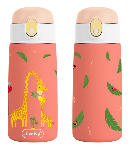 Sipnjoy SipSquad Çocuk Su Termosu (480 ml) // Giggle Giraffe