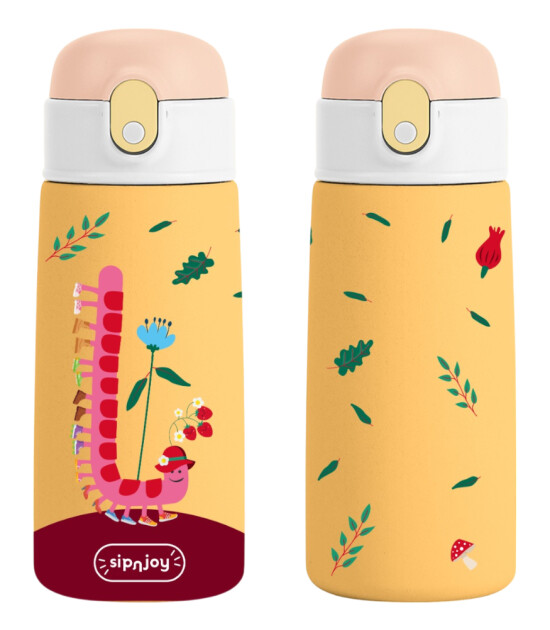Sipnjoy SipSquad Çocuk Su Termosu (480 ml) // Twisty Joy