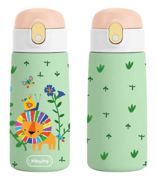 Sipnjoy SipSquad Çocuk Su Termosu (480 ml) // Lively Roar
