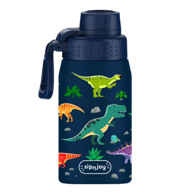 Sipnjoy WideWonder &Ccedil;ocuk Su Termosu (420 ml) // Dino Roar