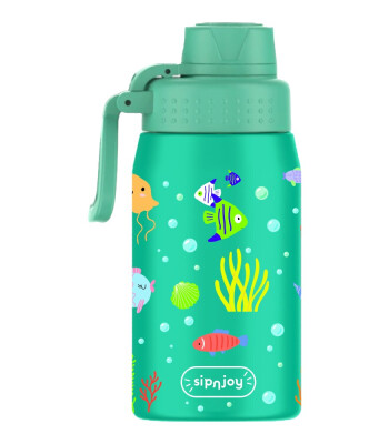 Sipnjoy WideWonder &Ccedil;ocuk Su Termosu (420 ml)  // Ocean Whispers