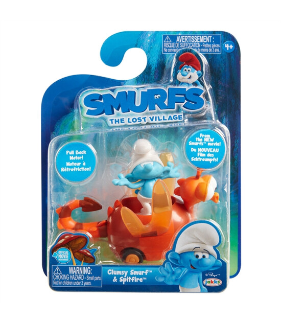 Şirinler Kayıp K&ouml;y Sakar Şirin Ara&ccedil; ve Fig&uuml;r Seti