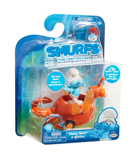 Şirinler Kayıp K&ouml;y Sakar Şirin Ara&ccedil; ve Fig&uuml;r Seti