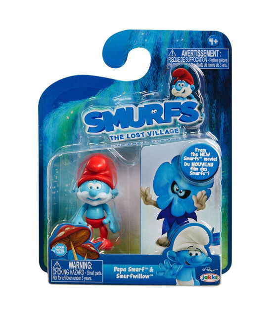 Şirinler Kayıp K&ouml;y Şirin Baba & Smurfvillow Fig&uuml;r Set