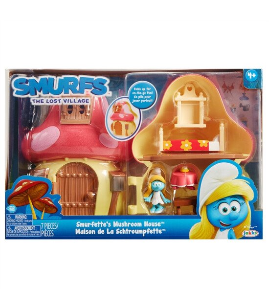 Şirinler Kayıp K&ouml;y Mantar Evi Oyun Seti // Şirine