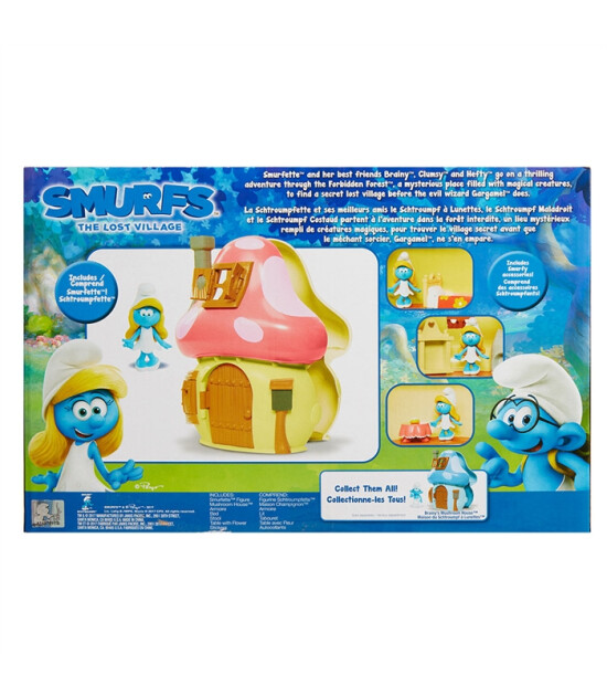 Şirinler Kayıp K&ouml;y Mantar Evi Oyun Seti // Şirine