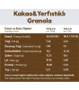Kakao Yer Fıstığı Glutensiz İlave Şekersiz Vegan Granola 250gr
