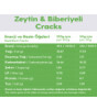 Zeytin Biberiyeli Glutensiz Vegan Tohum Kraker Cracks 50gr