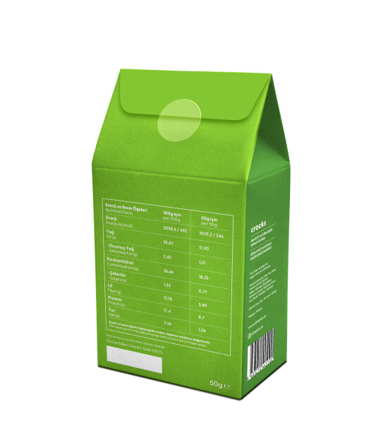 Zeytin Biberiyeli Glutensiz Vegan Tohum Kraker Cracks 50gr