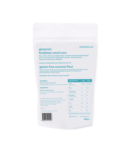 250G Glutensiz Hindistan Cevizi Unu