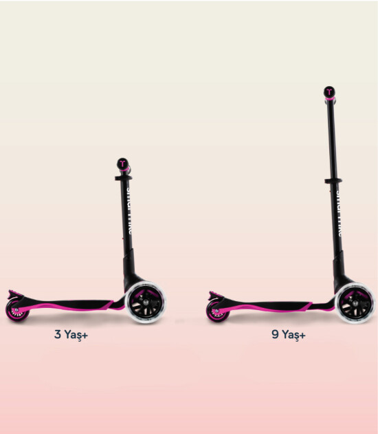 SmarTrike Xtend 3 Aşamalı Büyüyebilen Çocuk Scooter (3-12 Yaş) // Pink