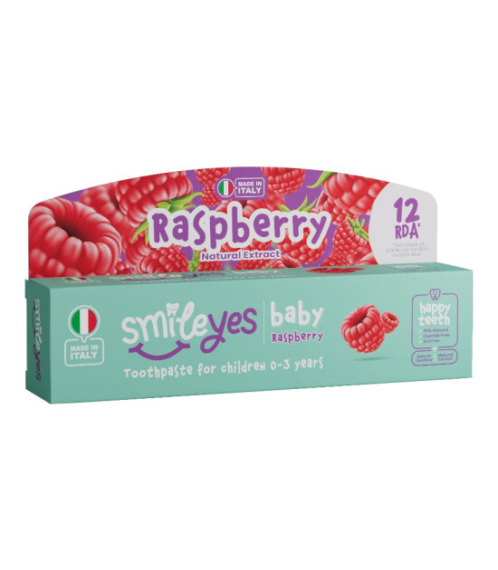 Smile Yes Baby Bebek Diş Macunu (0-3 Yaş) // Ahududu