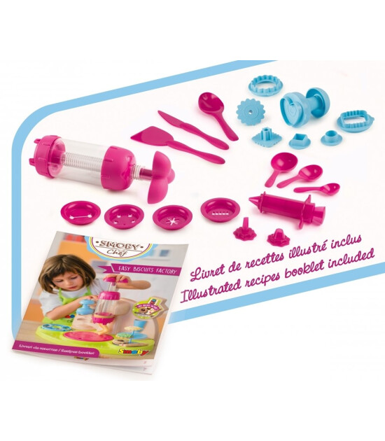 Smoby Chef Easy Biscuits Factory - Şef'in Kolay Bisküvi Yapım İstasyonu