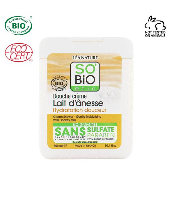 So Bio Etic Organik Eşek S&uuml;t&uuml; Kremsi Duş Jeli 300 ml