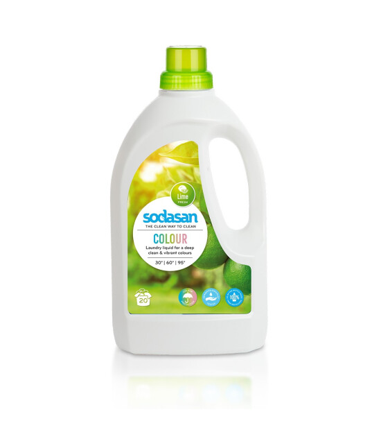 Sodasan Organik Sıvı Çamaşır Makinesi Deterjanı Limon - 1,5 LT