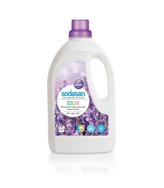 Sodasan Organik Sıvı Çamaşır Makinesi Deterjanı Lavanta - 1,5 Lt