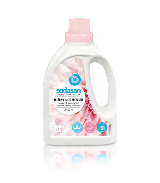 Sodasan Organik Yün ve İpek Çamaşır Yıkama Deterjanı - 750 ml