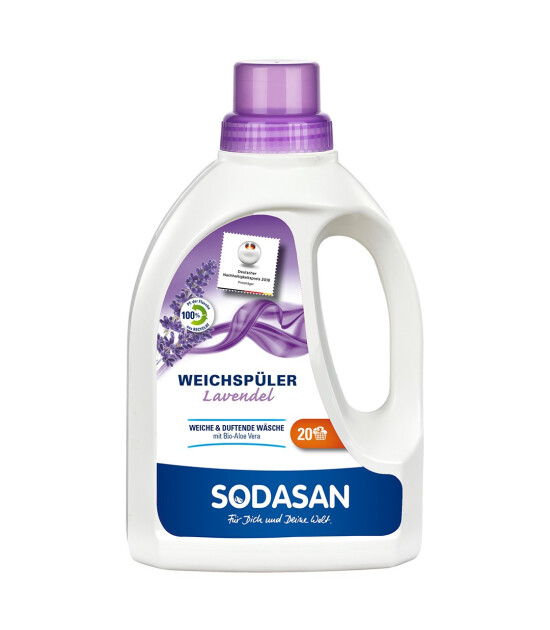 Sodasan Organik Sıvı Çamaşır Makinesi Yumuşatıcı Lavanta - 750 ml