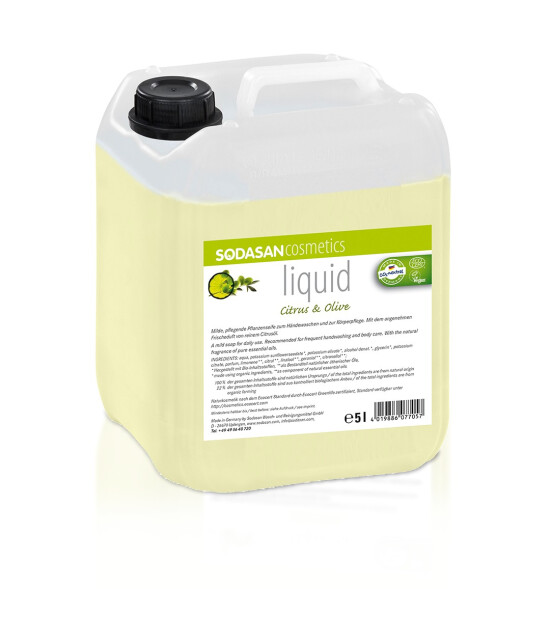 Sodasan  Sıvı Sabun Limonlu - 5 LT