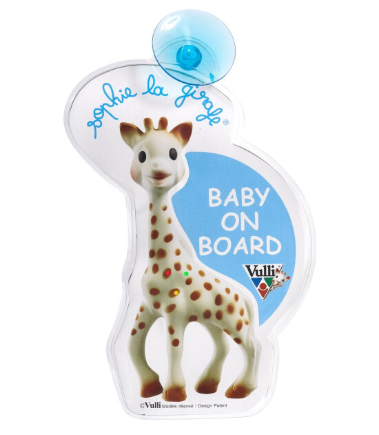 Sophie la Girafe Işıklı Arabada Bebek Var