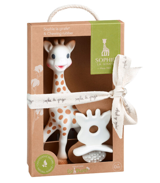 Sophie la Girafe  + So Pure Kau&ccedil;uk Diş Kaşıyıcı