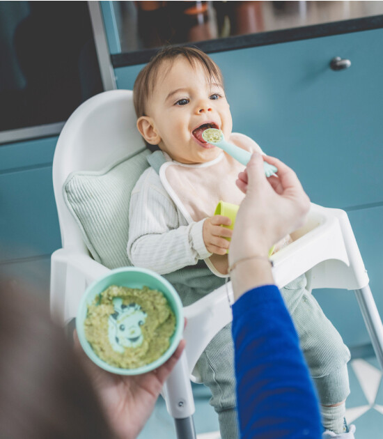 Sophie La Girafe Metal &Ccedil;atal Bı&ccedil;ak Takımı // Mavi