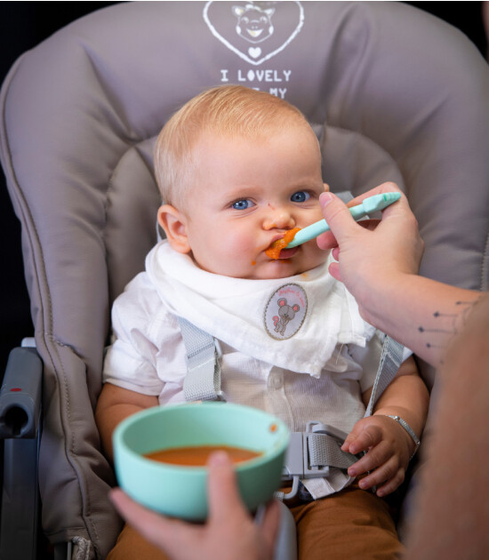 Sophie La Girafe Metal &Ccedil;atal Bı&ccedil;ak Takımı // Mavi